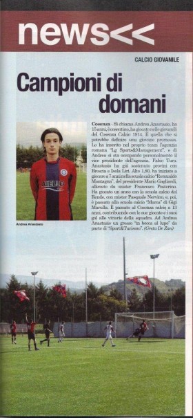 "Sport&Turismo" (CALABRIA) -Agosto 2011- - LG Sports&Management