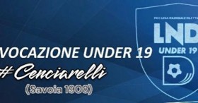 Cenciarelli Convocato in Rappresentativa !! - LG Sports&Management